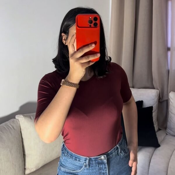 T-shirt BASIC BURGENDY